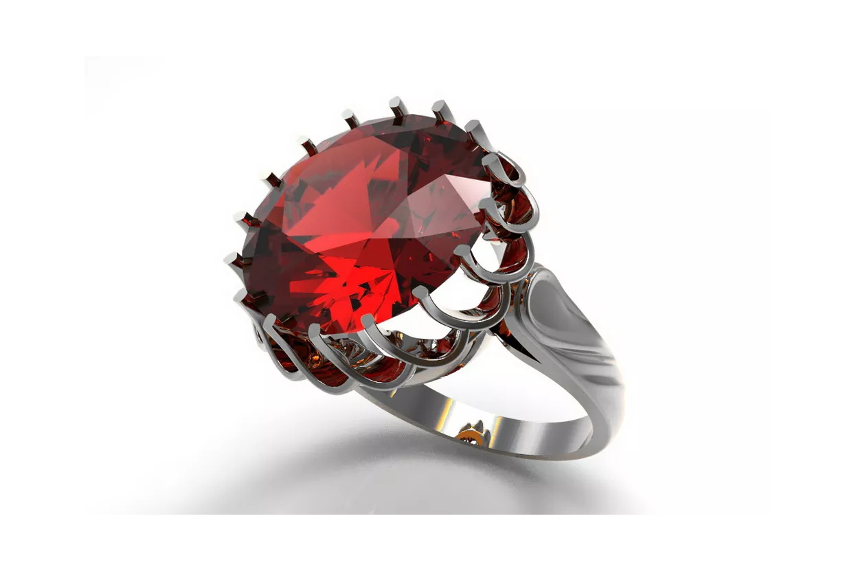 Ring Vintage craft Ruby Sterling silver 925 vrc035s Ring Vintage craft Ruby Sterling silver 925 vrc035s